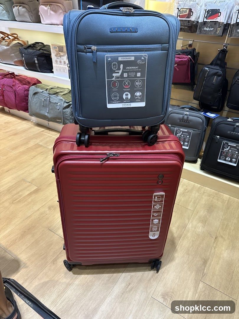 Luggage Display in Store