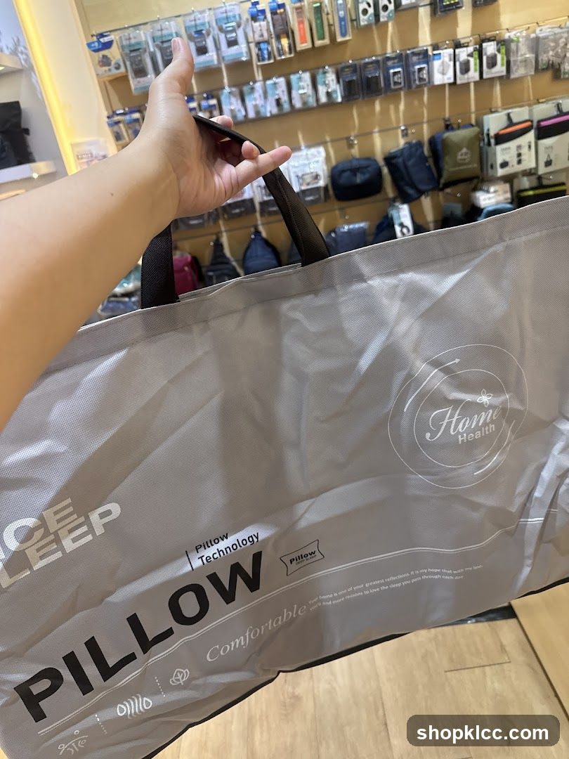 Pillow Packaging in Store