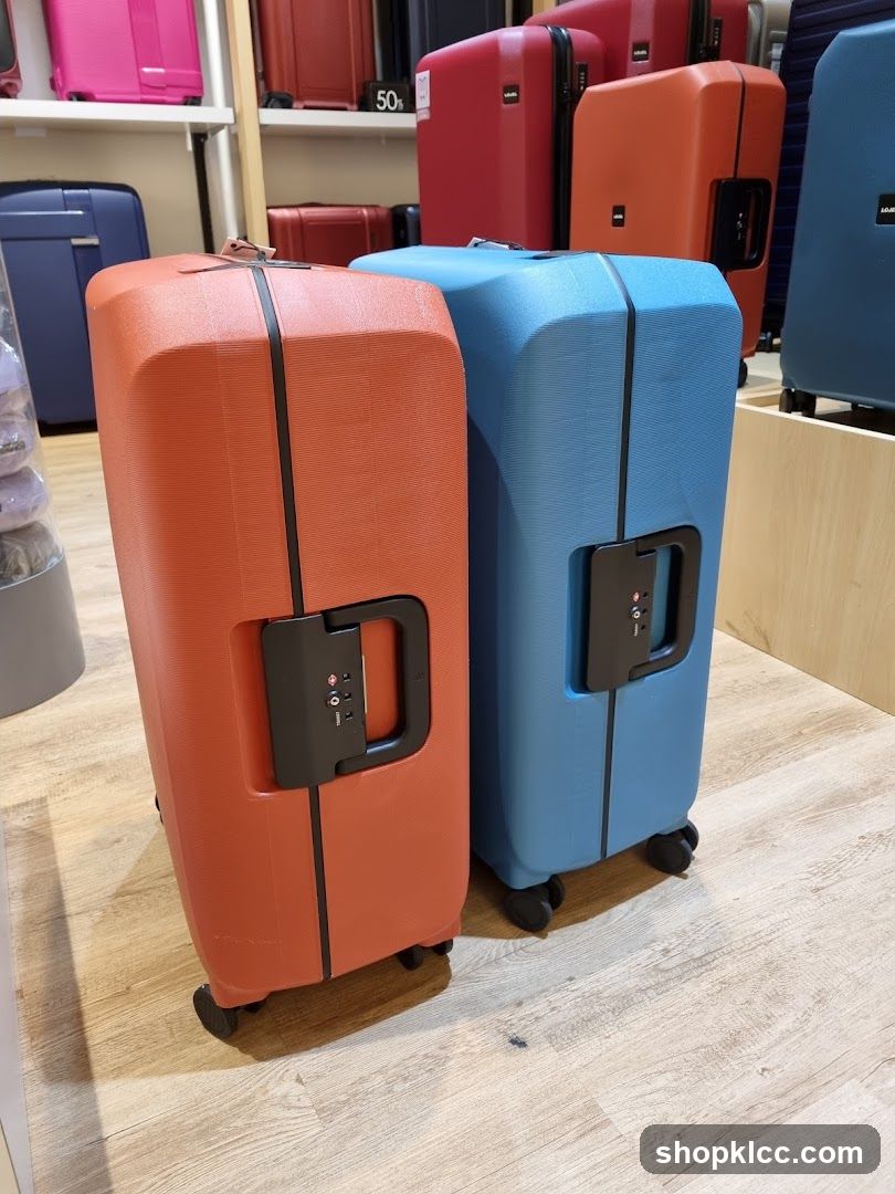 Suitcase Display in Store