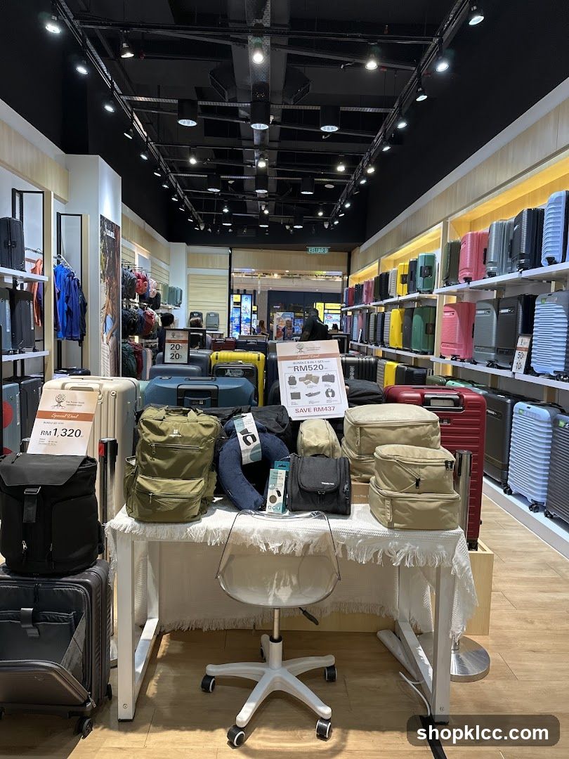 Luggage Store Interior Display