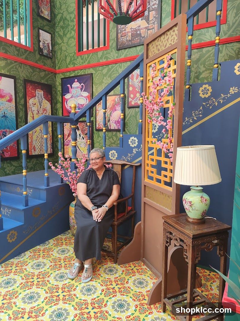 Interior with Staircase and Decorative Elements