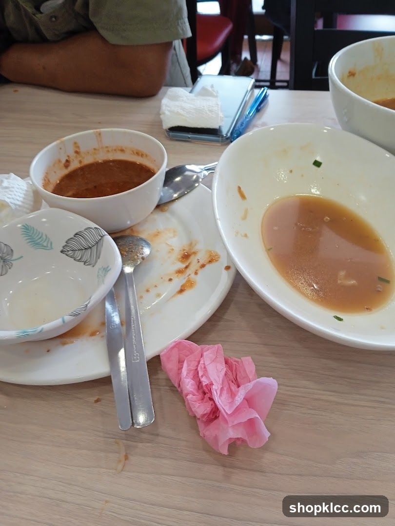 Messy Table After Meal