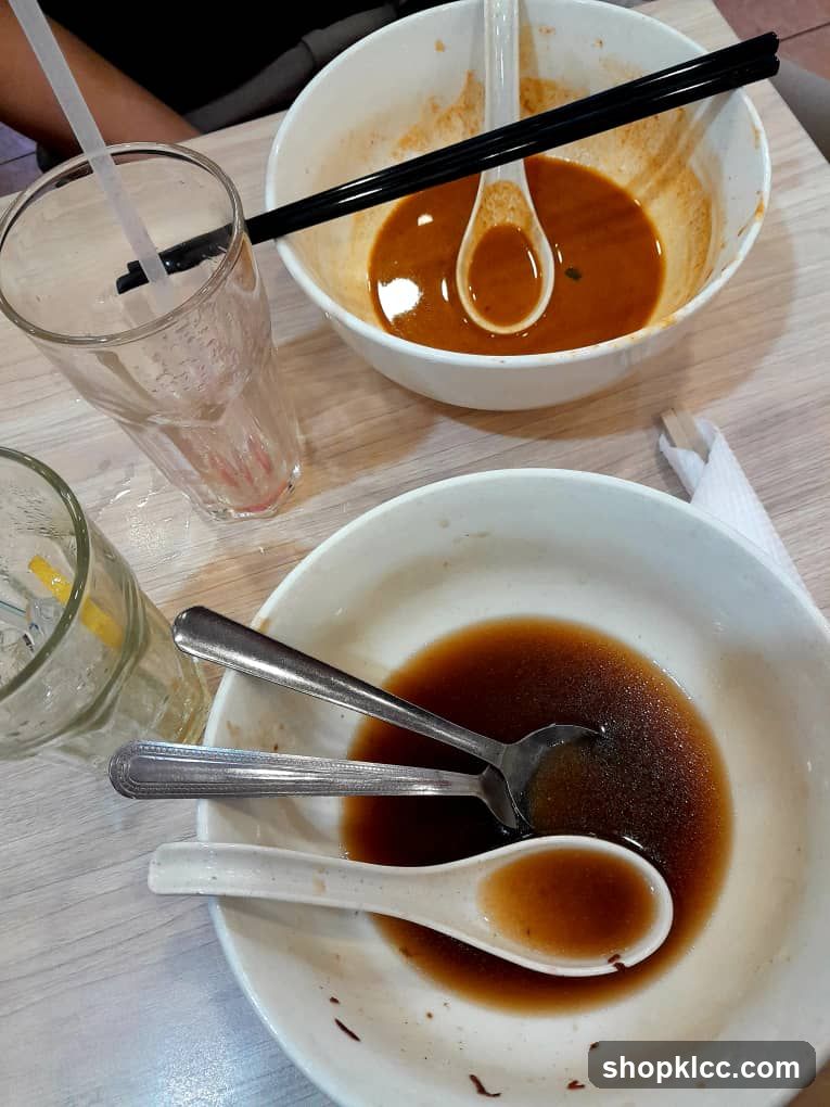 Leftover Soup and Drinks