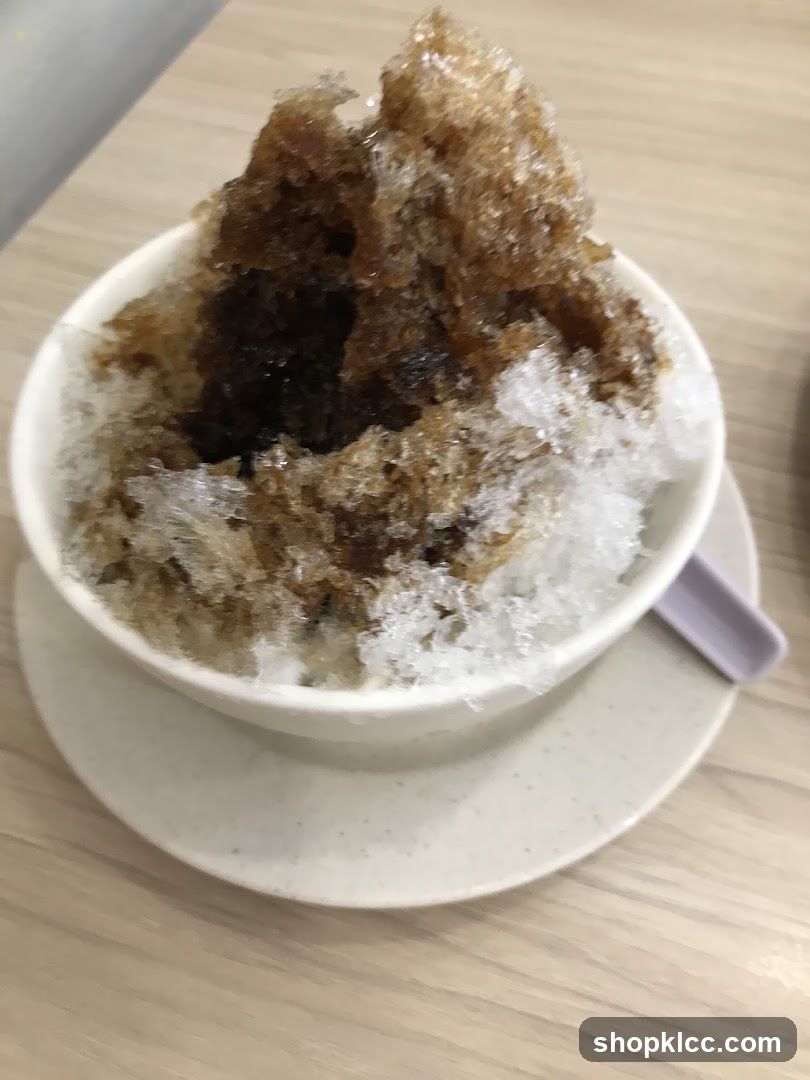 Shaved Ice Dessert