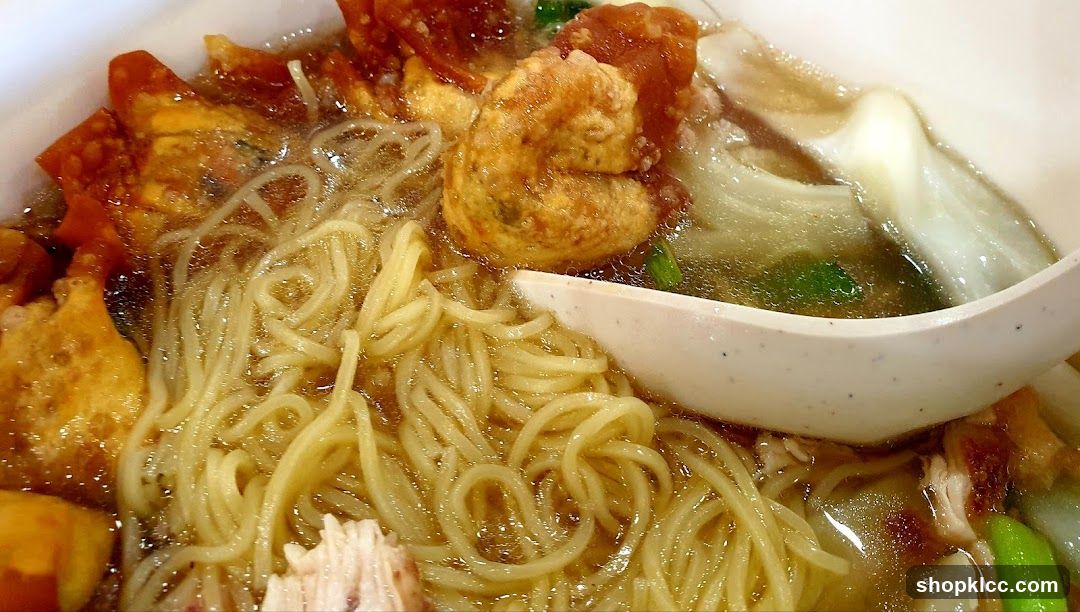 Noodle Soup with Wontons