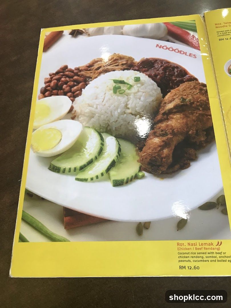 Noodles Menu