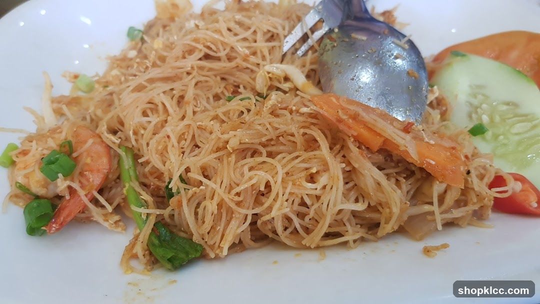 Shrimp and noodles