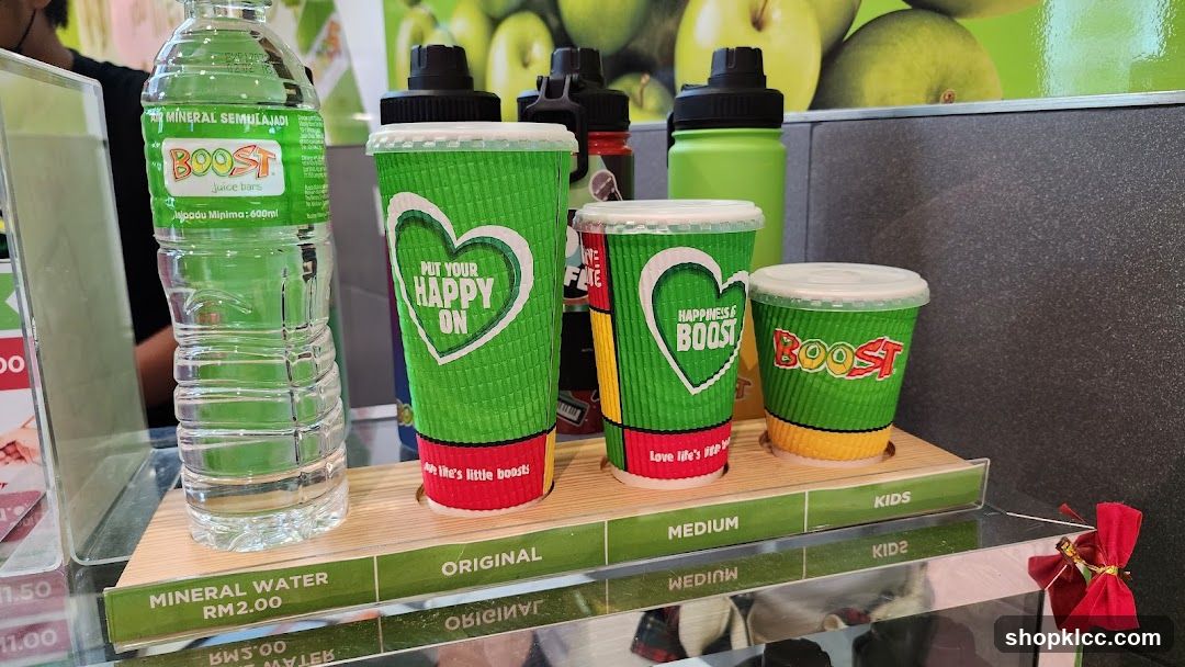 Boost Juice Bars Display