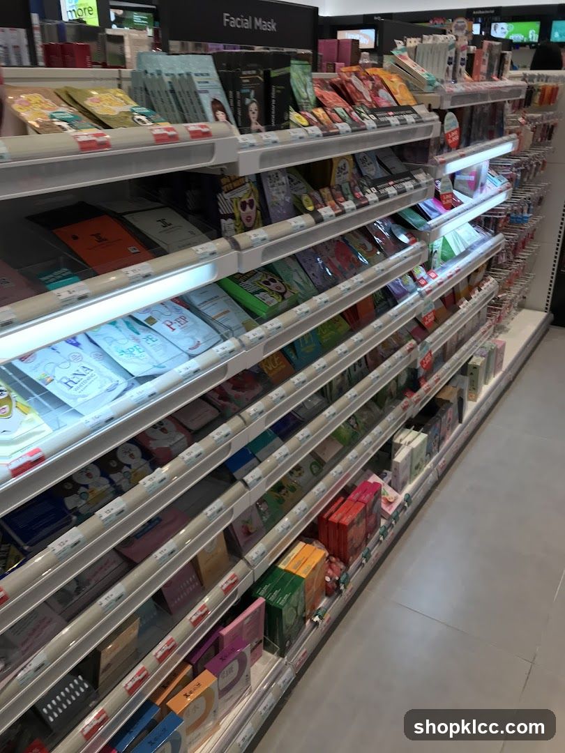 Facial Masks Display