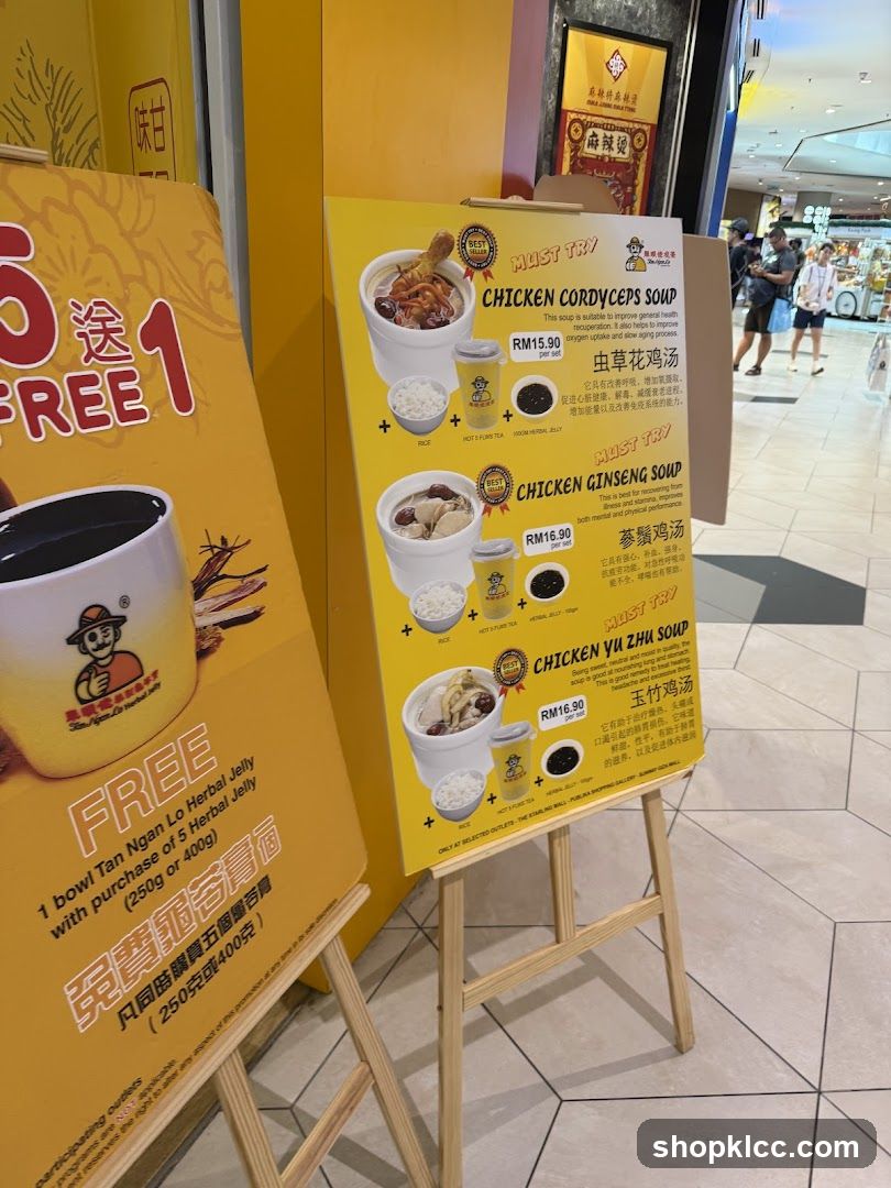 Soup Menu and Promotion