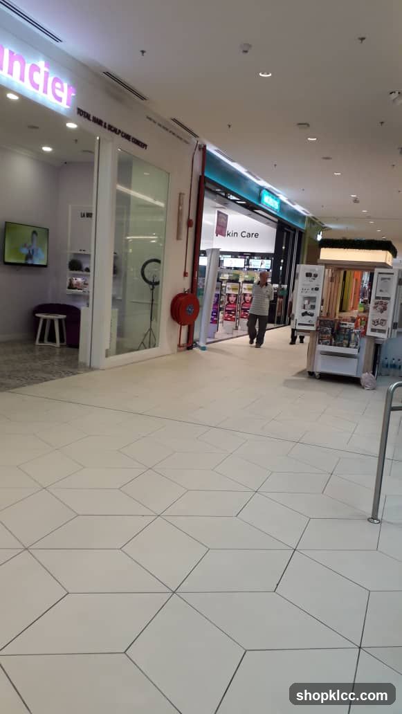 Mall Interior with Shops