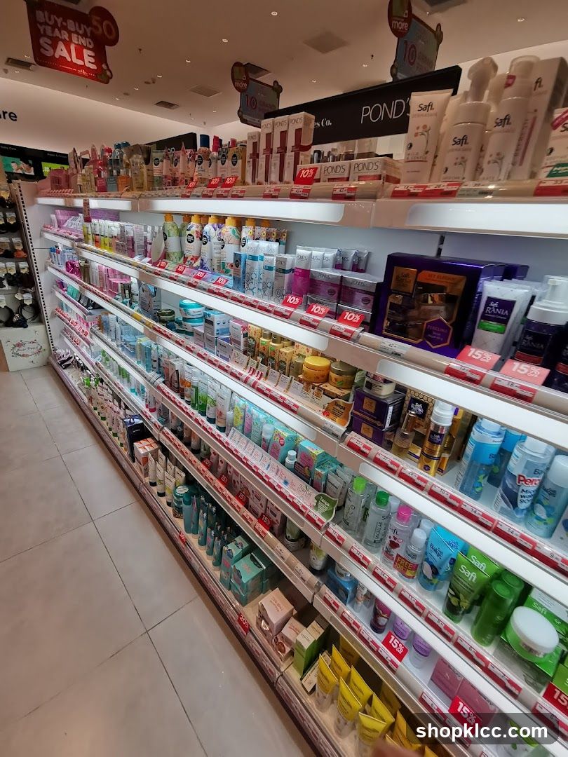 Cosmetics and Skincare Aisles