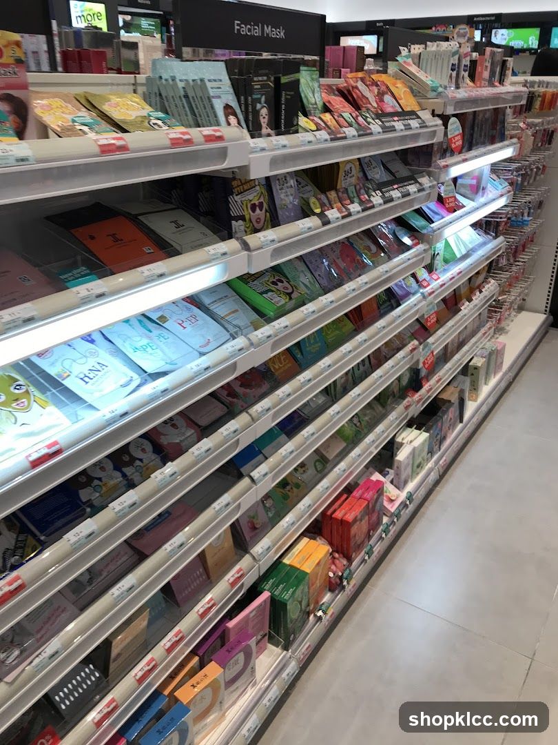 Facial Masks Display