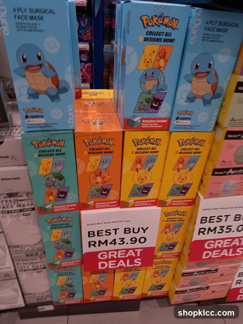 Pokemon Themed Face Masks
