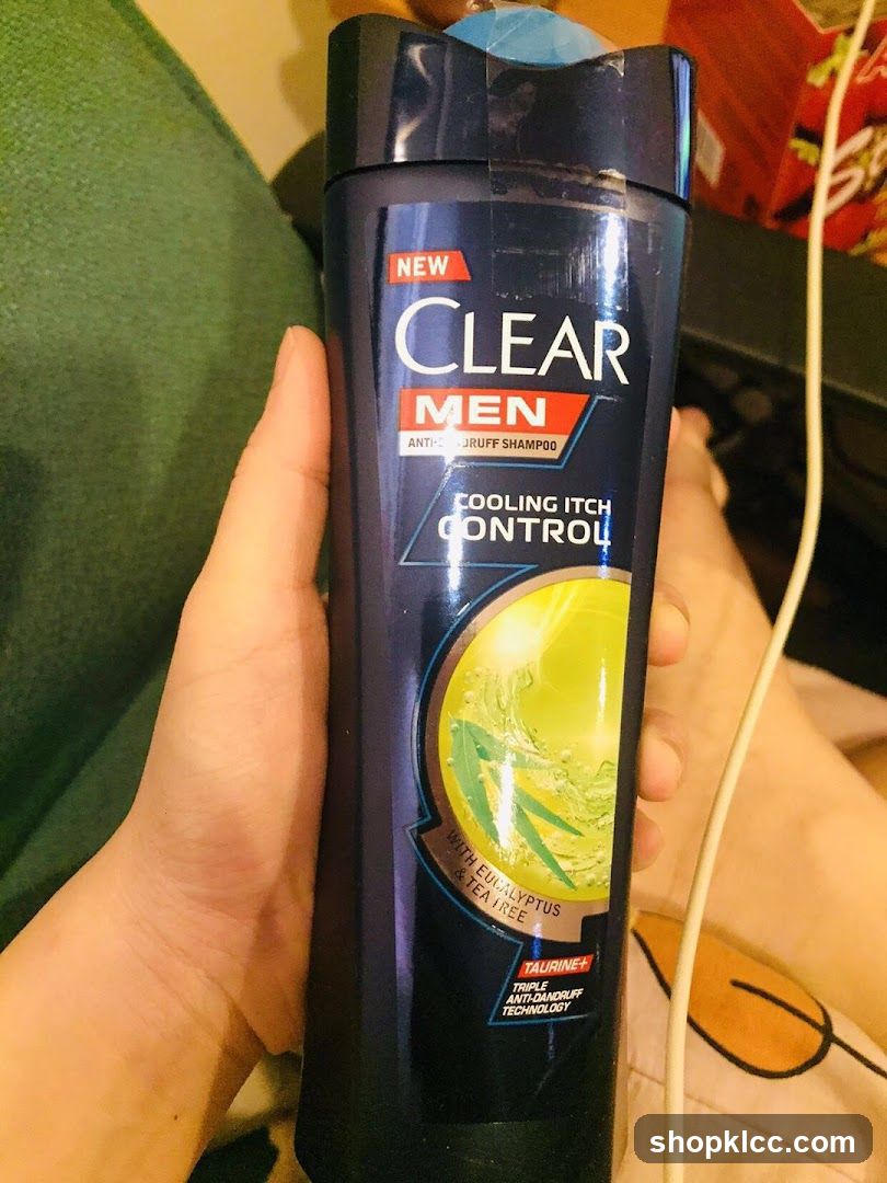 Clear Men Cooling Itch Control Shampoo