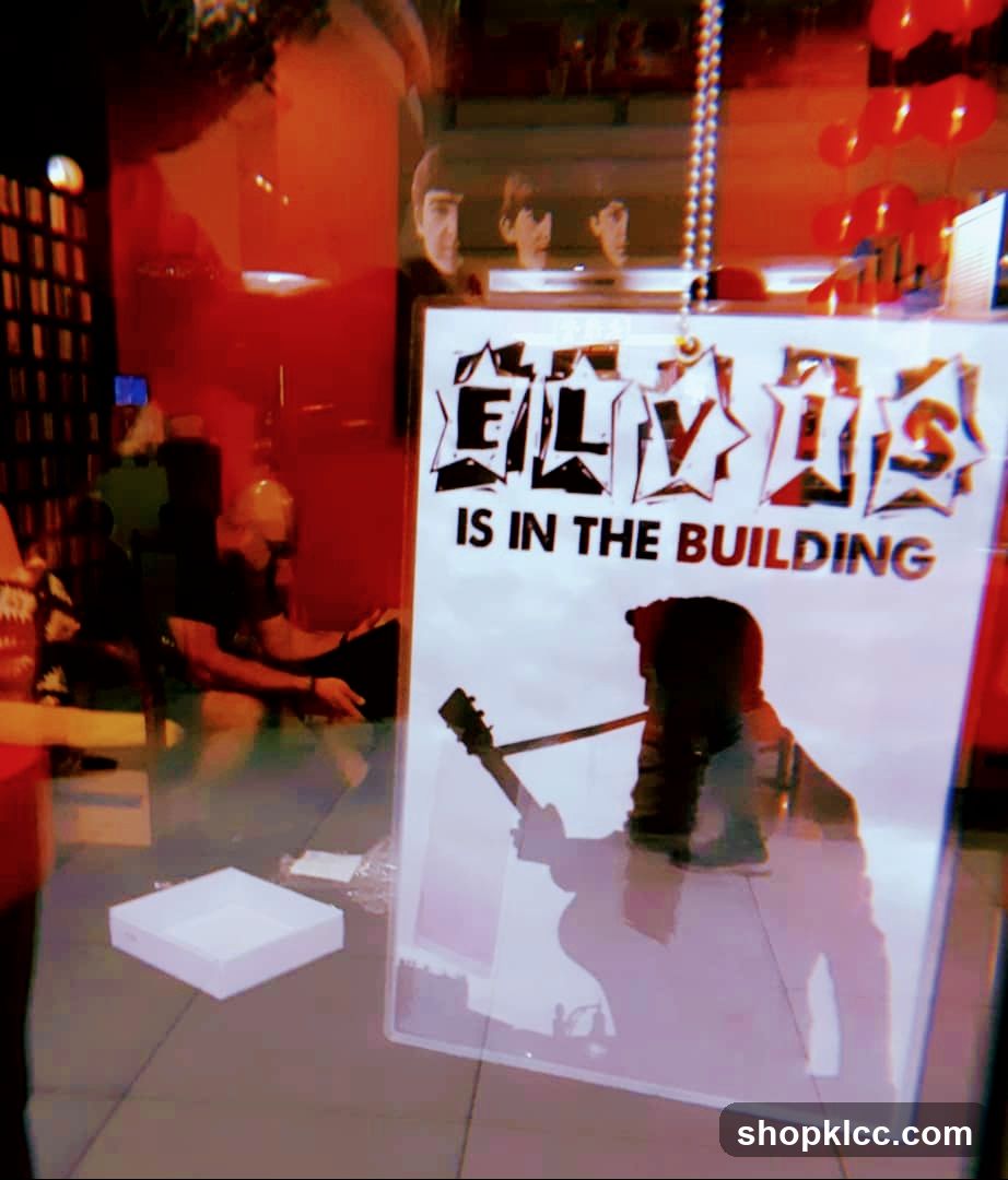 Elvis Is In The Building Sign