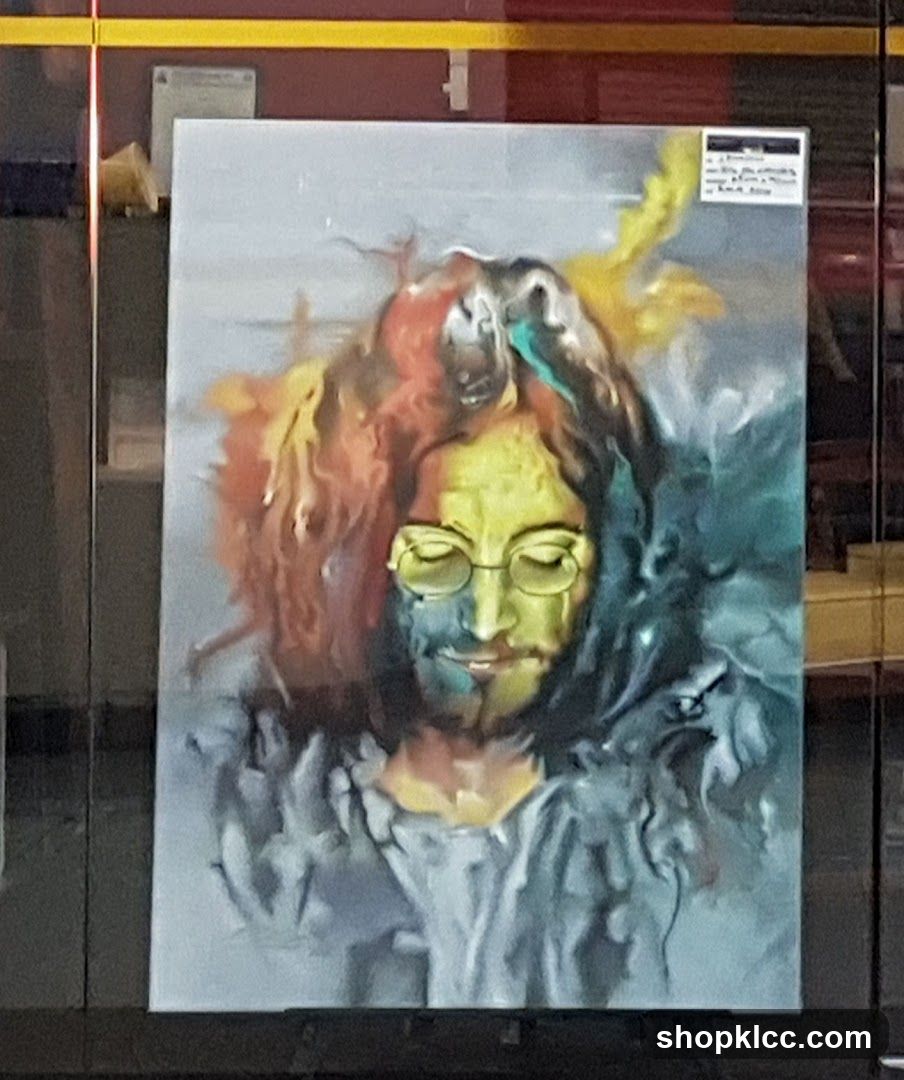 Painting of John Lennon