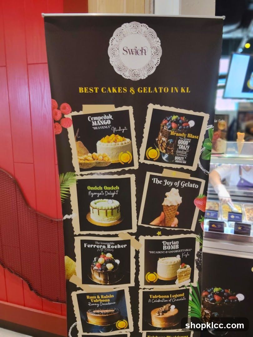 Swich Cakes and Gelato Banner