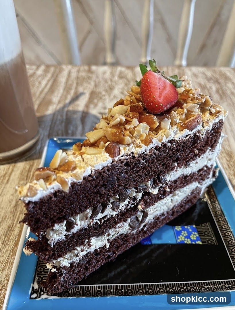 Chocolate Cake Slice