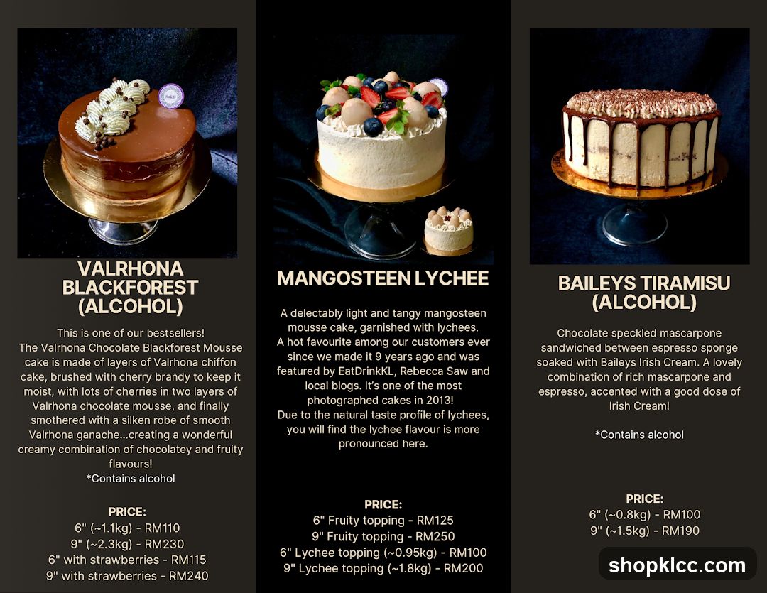 Dessert Menu
