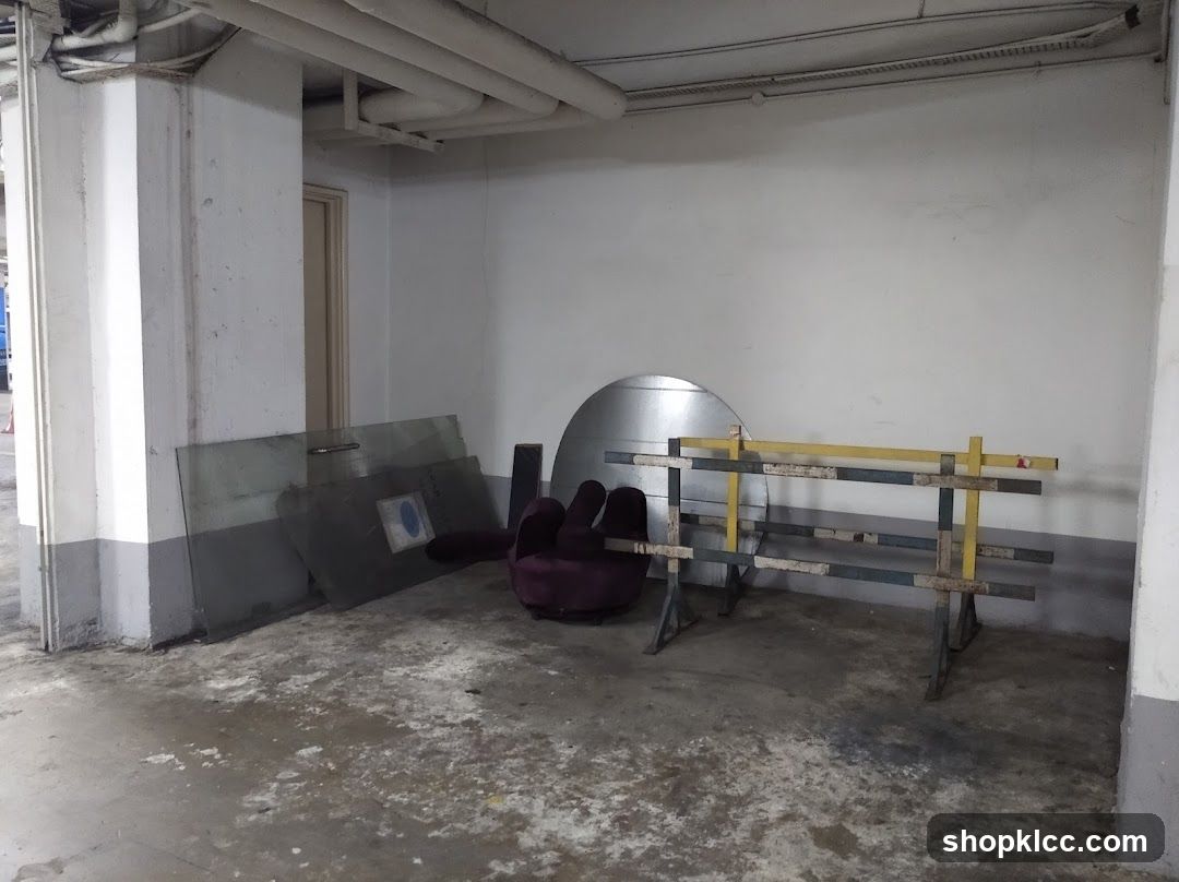 Storage Area with Furniture and Materials