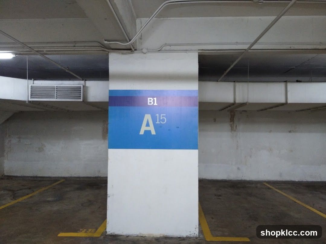 Parking Garage Pillar