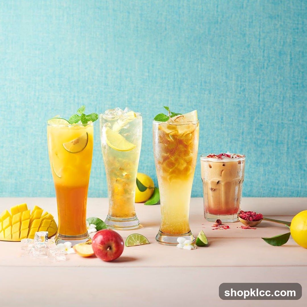 Assortment of Refreshing Drinks