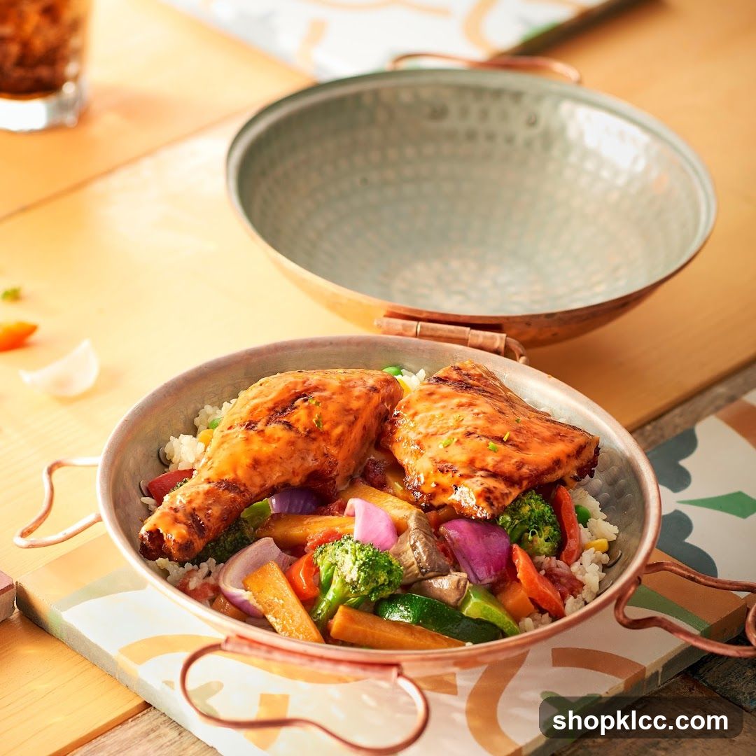Grilled Chicken with Rice and Vegetables