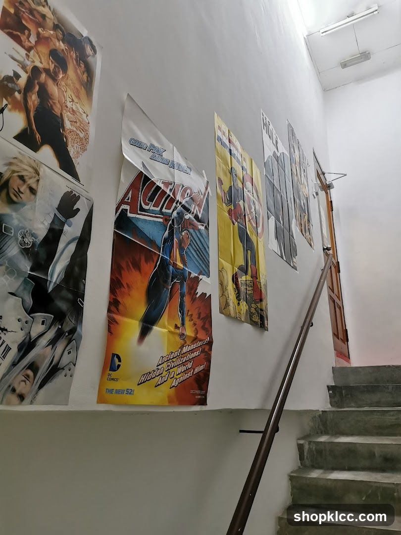 Comic Book Posters on Wall