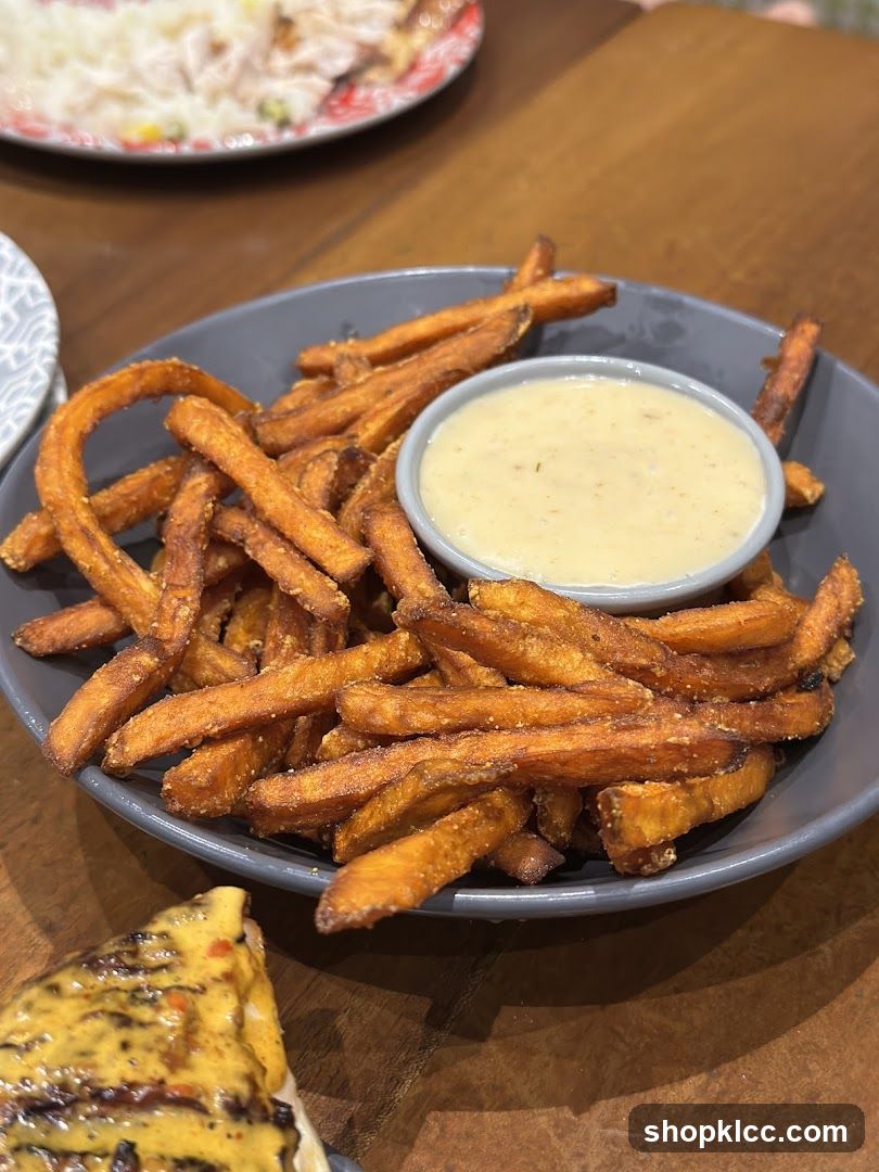 Sweet Potato Fries with Dip
