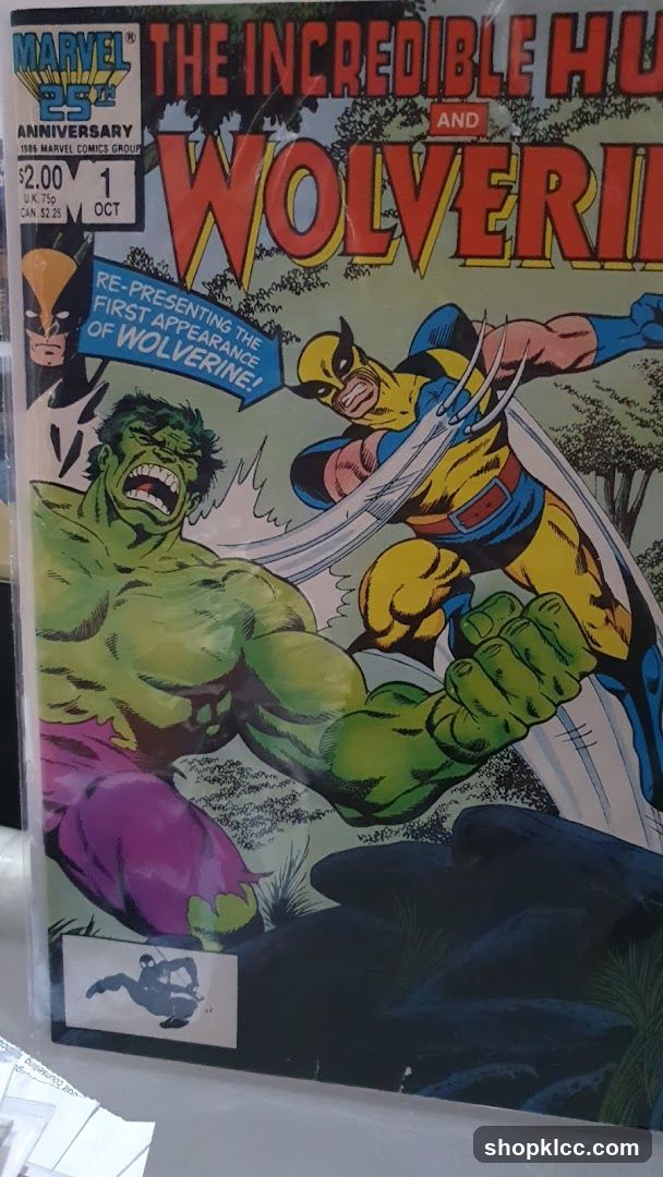 The Incredible Hulk and Wolverine Comic Book
