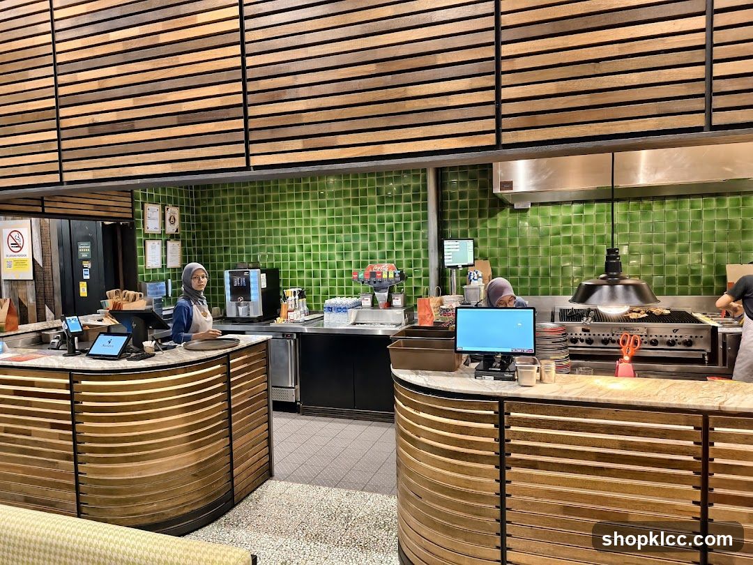 Restaurant Kitchen and Counter