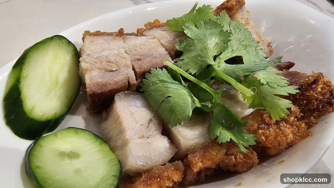 Crispy Pork Belly with Cucumber