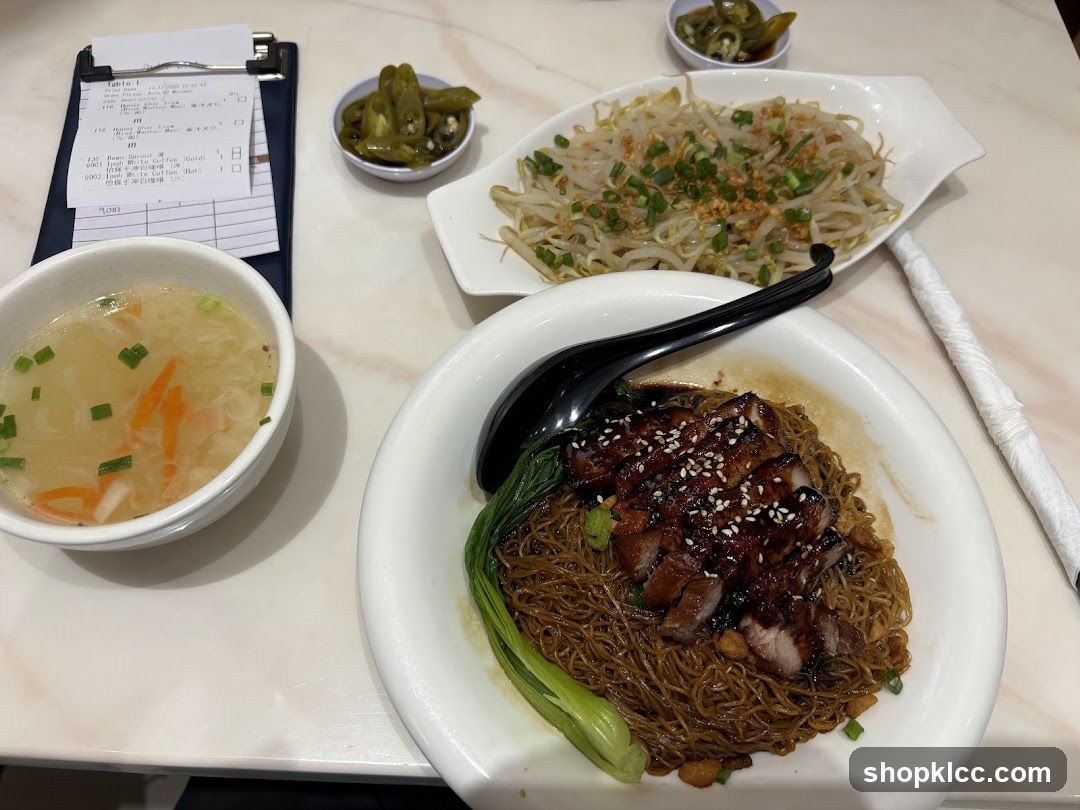 Noodles with Char Siu and Soup