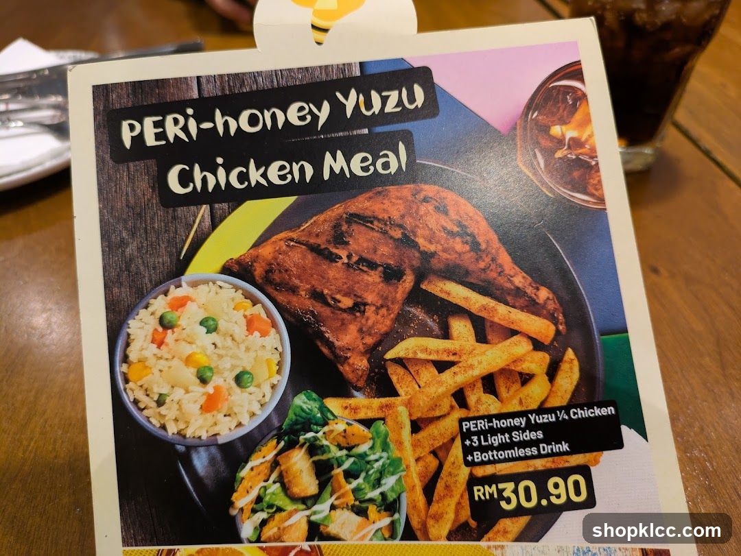 Peri-honey Yuzu Chicken Meal
