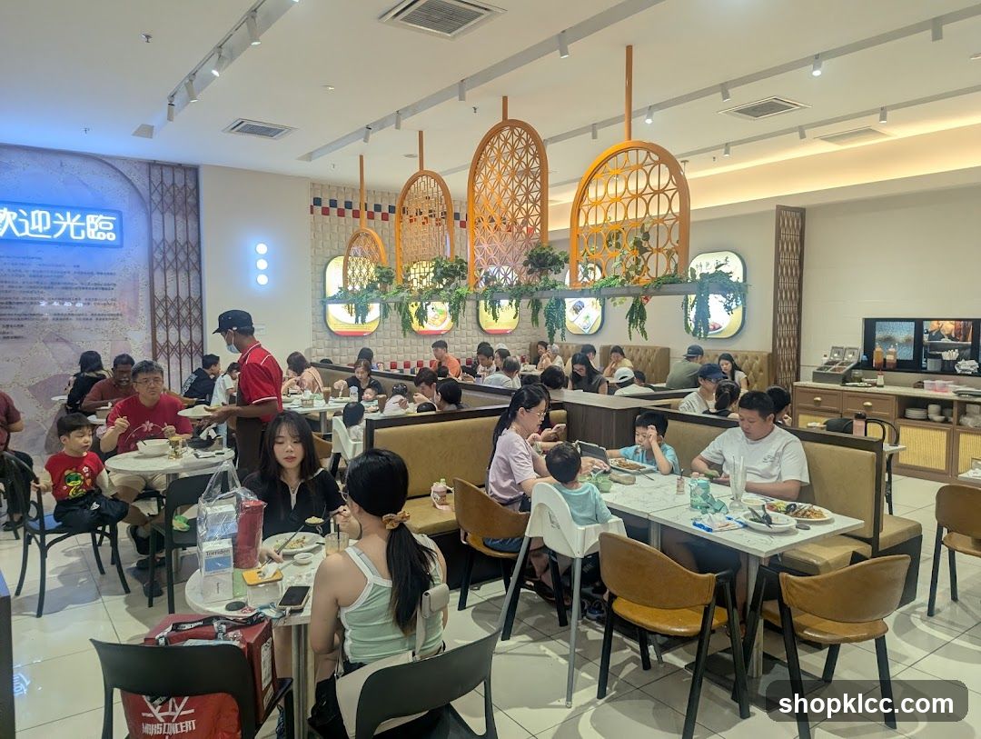 Restaurant Interior with Diners