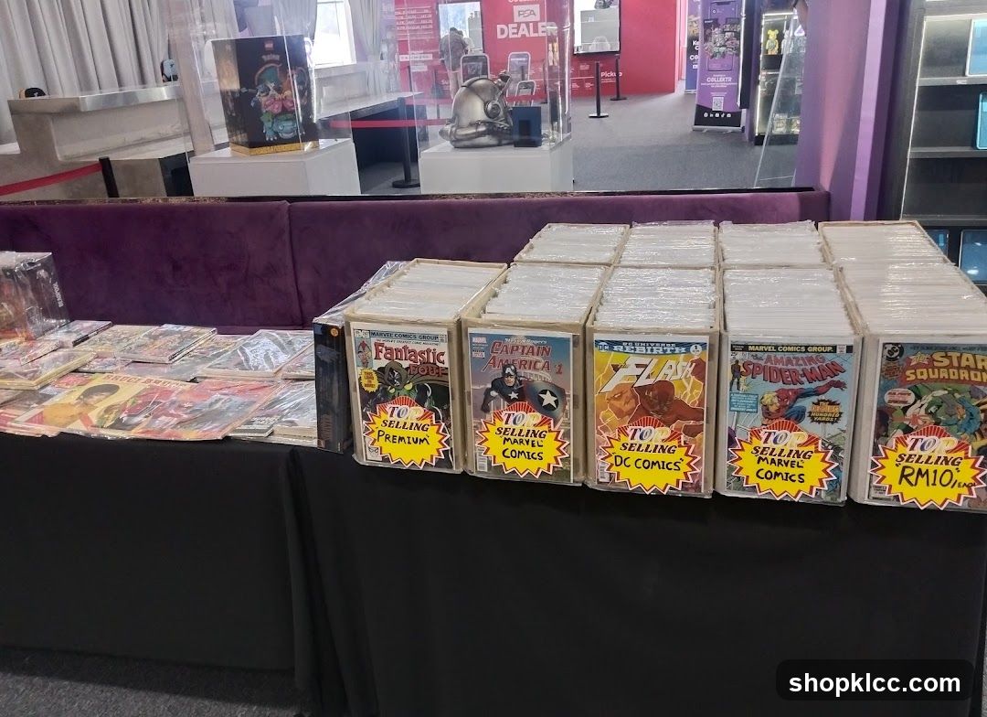 Comic Books Display