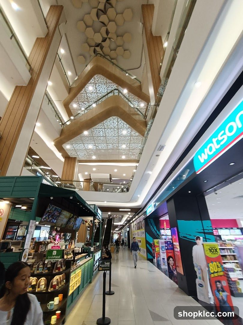 Mall Interior with Shops