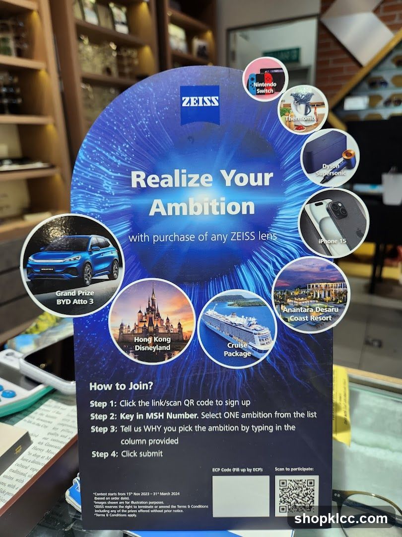 ZEISS Ambition Contest Poster