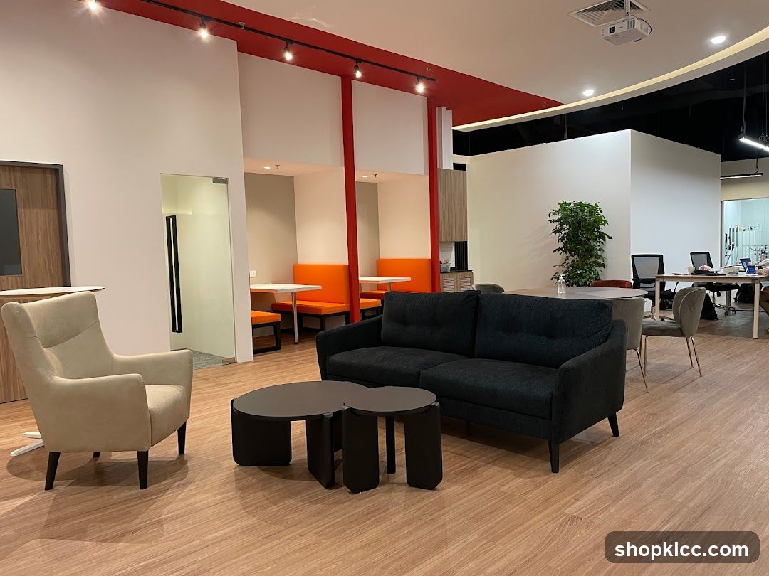 Modern Office Lounge Area