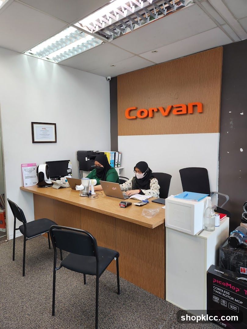 Corvan Office Reception