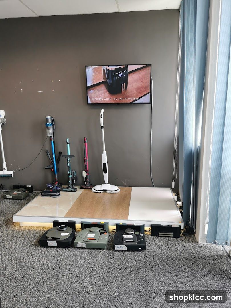 Home Cleaning Appliances Display