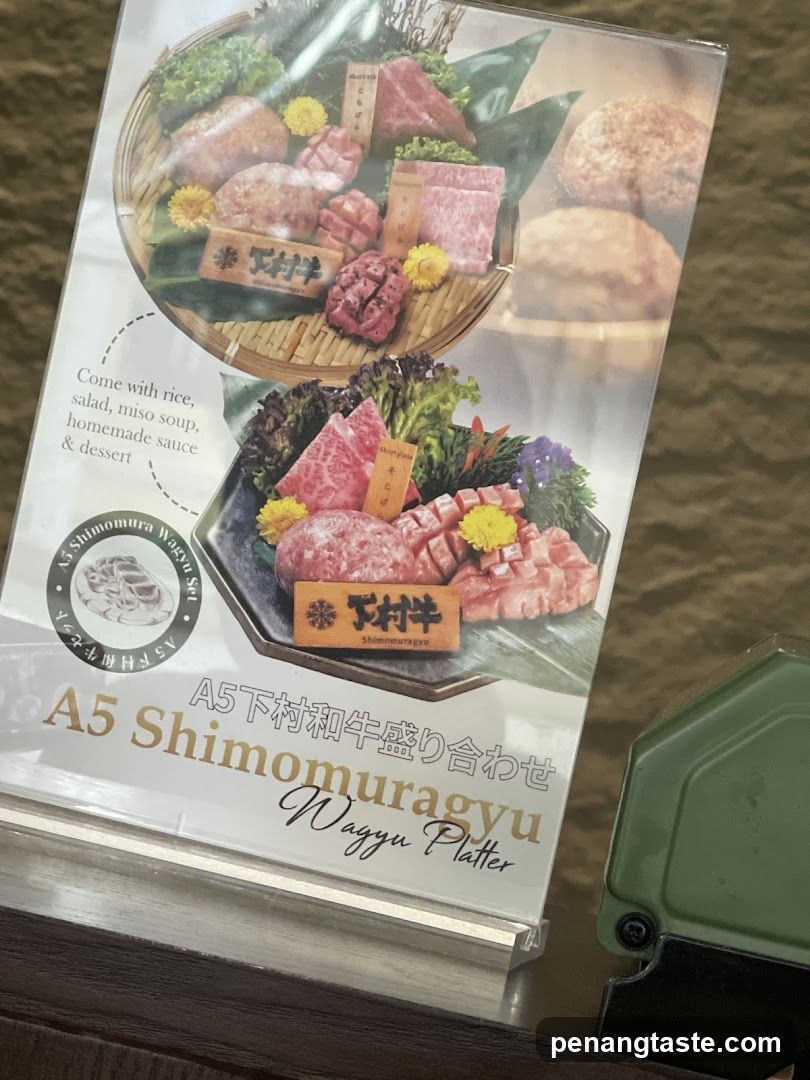 A5 Shimomuragyu Wagyu Platter