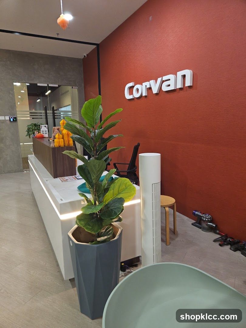 Corvan Store Interior