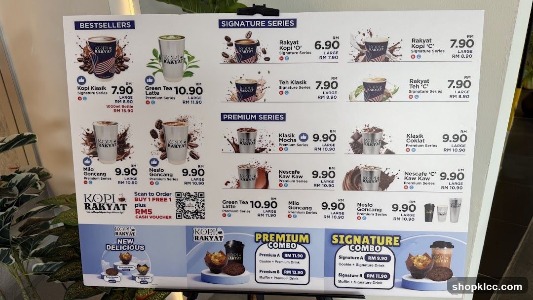 Kopi Rakyat Menu
