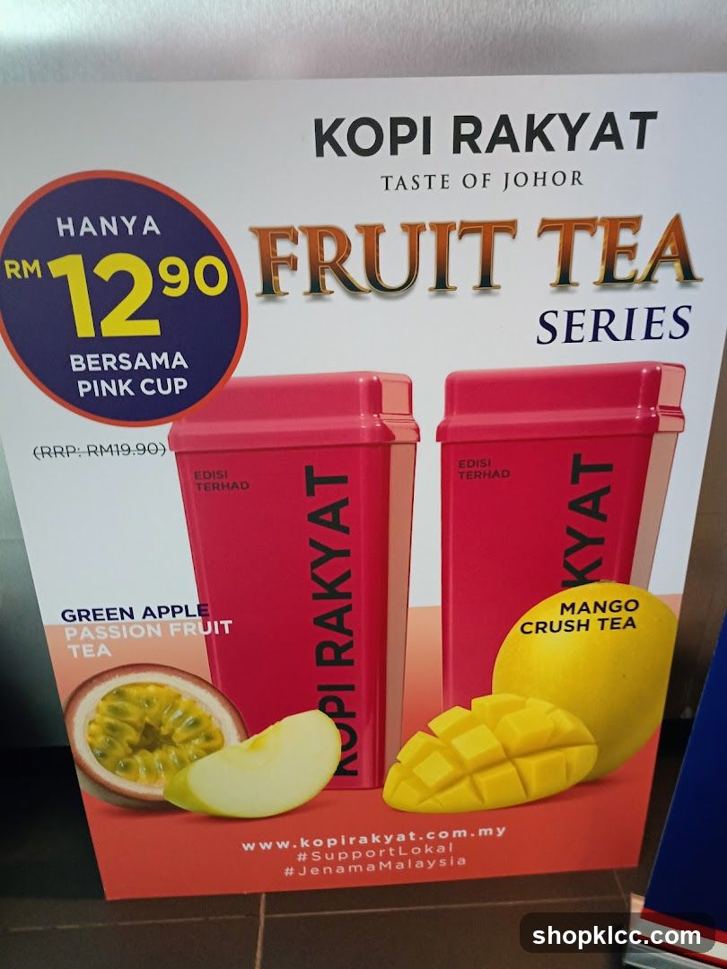 Kopi Rakyat Fruit Tea Series Promotion