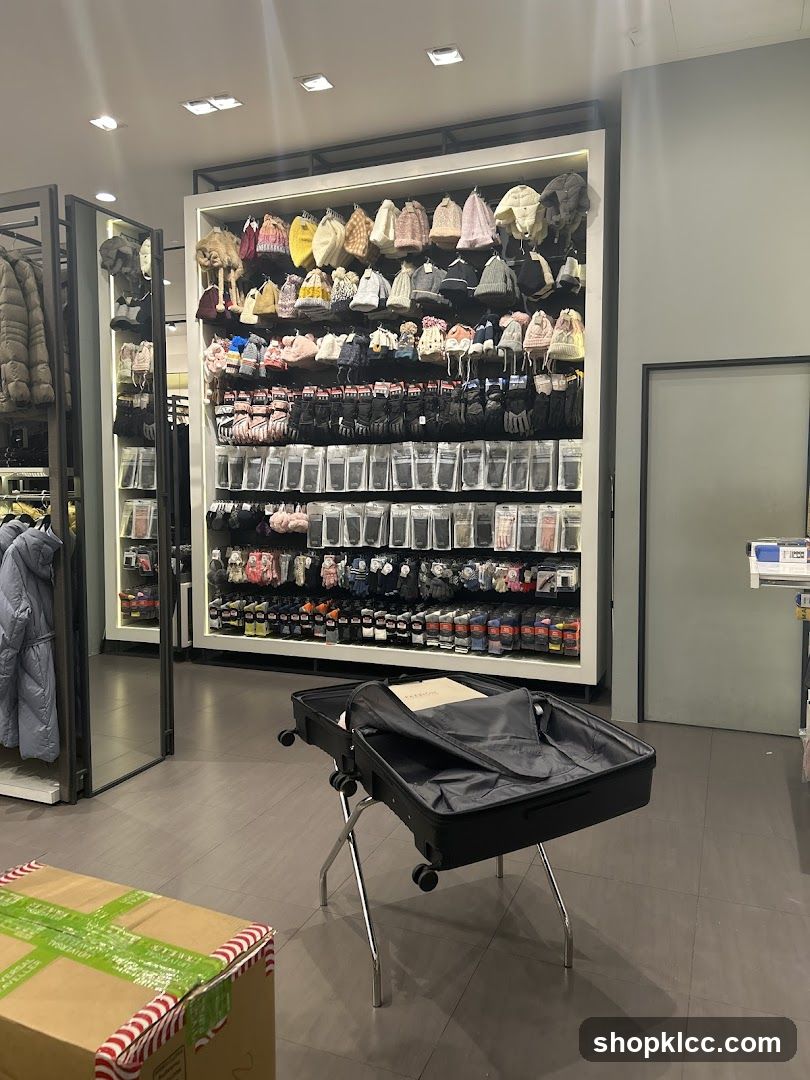 Winter Accessories Display