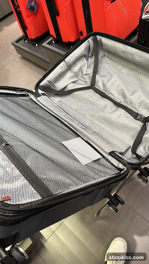 Open Suitcase Interior