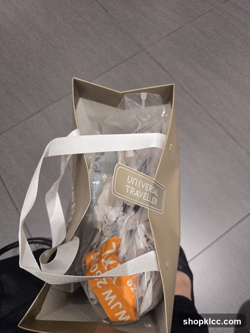 Shopping Bag with Merchandise