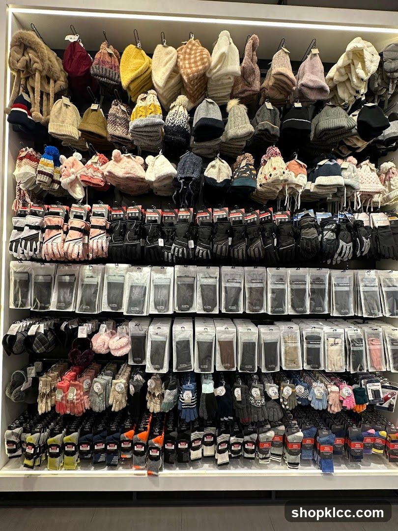 Winter Accessories Display